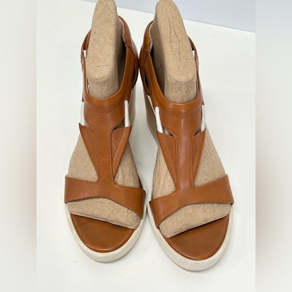 CAMPER Tan LIMI T Strap wedge sandal size  37/7US - Picture 6 of 8